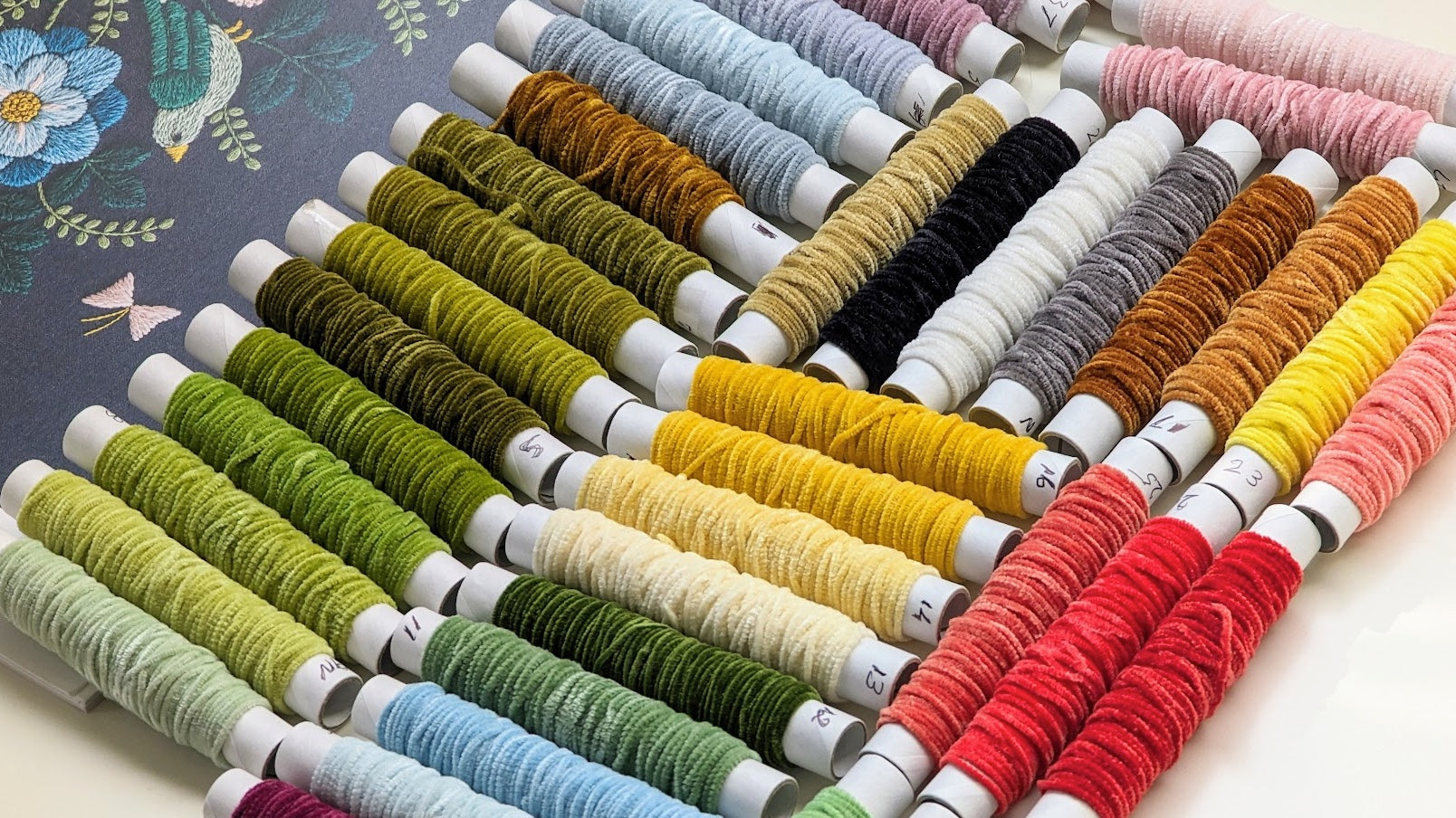 Japanese Ultra Fine 100% Silk Chenille Thread